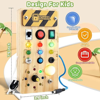 Montessori LED Busy Board